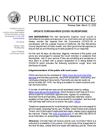 Coronavirus (COVID-19) Response | Superior Court of California